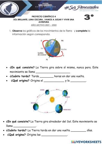 Di 5 la tierra en movimiento