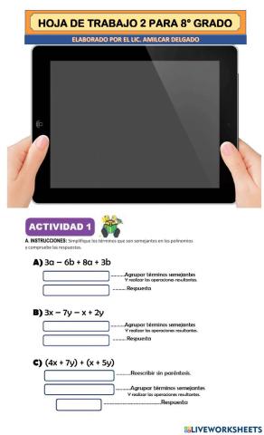 Simplificación de Polinomios