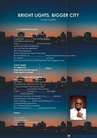 Bright Lights Bigger City - Cee Lo Green
