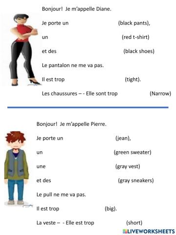 Deux Personnes qui portent des vêtements