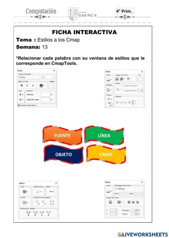 ESTILOS A LOS CMAP - CmapTools