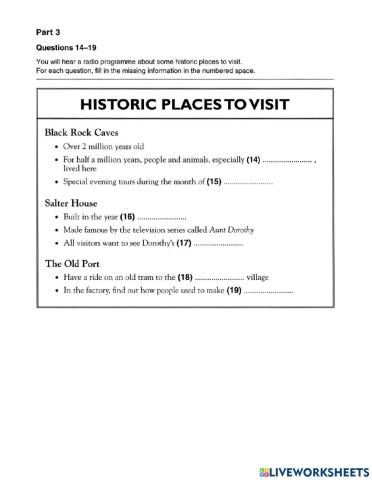 Pet listening homework 19