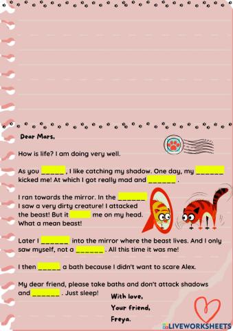 Cat letters - part 3