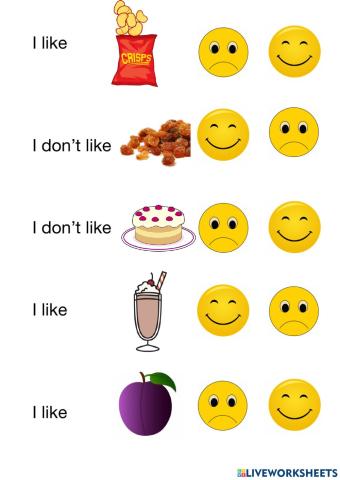 I like-I don't like