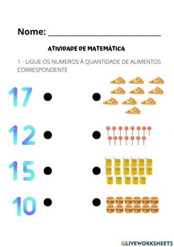 Ligar ao numéro correspondente