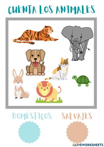 Cuenta los animales