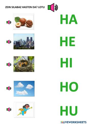 Zein silabaz hasten da? H