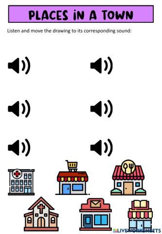 Places in a town