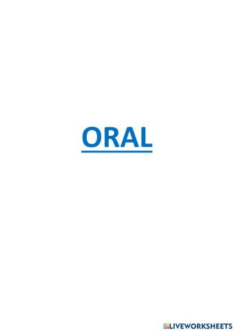 Oral Cover