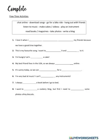 Free-Time Activities