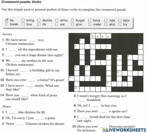 Present Perfect vs Simple Past