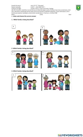 Class 3 uniit 1 5th grade