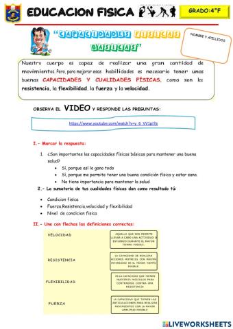 Capacidades físicas básicas