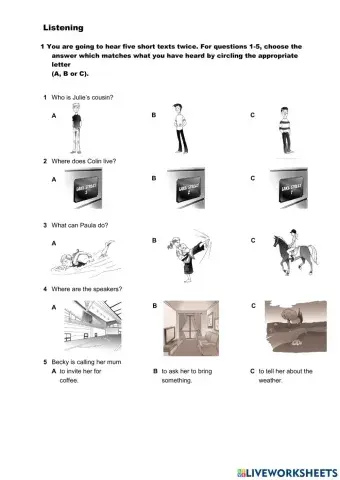 Listening Test (Module 4)