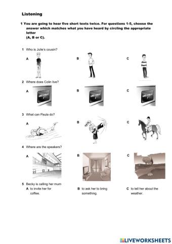 Listening Test (Module 4)