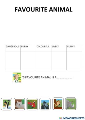 My favourite animal