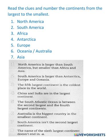 Continents General Knowledge