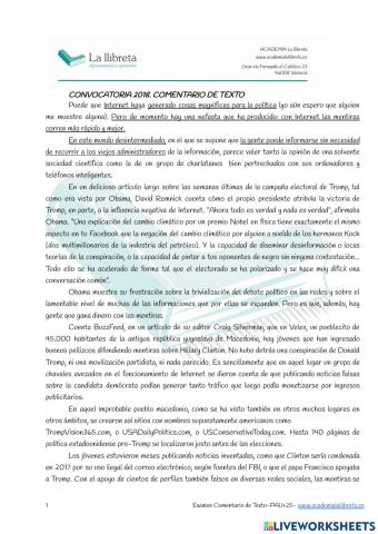 Pau +25 2017 comentario de texto
