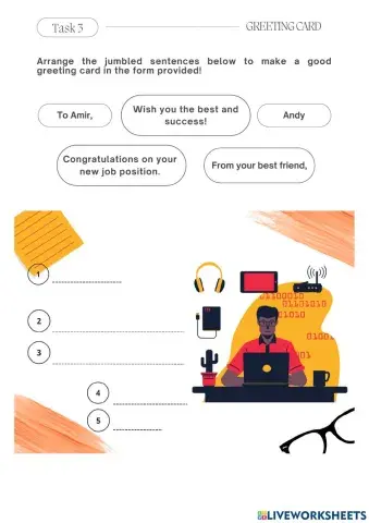 Greeting Card: Task 3