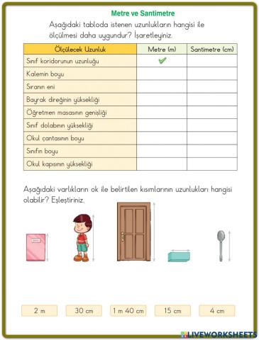 Standart Uzunluk Ölçme Araçları