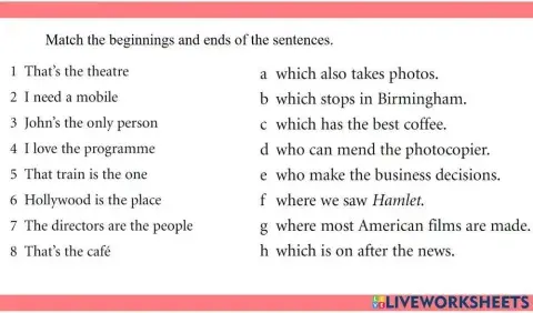 Relative Clauses