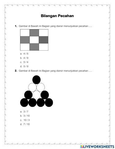 Media Pembelajaran Mengenal Bilangan Pecahan
