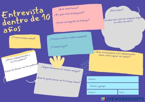 Entrevista conmigo mismo dentro de diez años