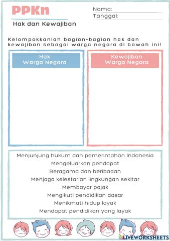 Hak dan Kewajiban Warga Negara