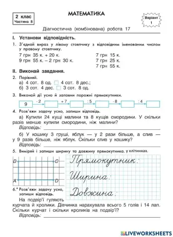 Діагностична робота