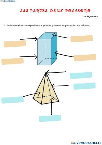 Elementos de los poliedros