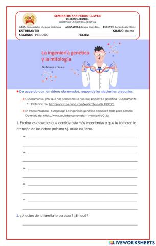 Los mitos y la ingeniería genética