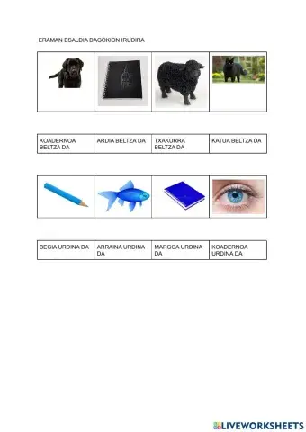 Esaldiak audioekin 3