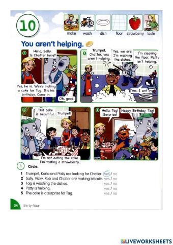 FH3 PB U10 Present Continues Negative