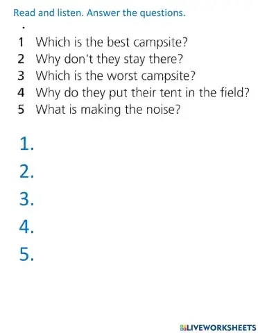 Mickey and Millie go camping