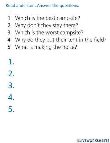 Mickey and Millie go camping