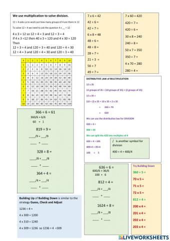 CHILL5 Division Distributive Law Set 2