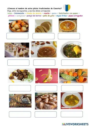 Comidas típicas canarias