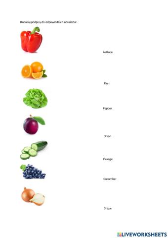 Fruits & Vegetables