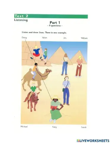 Flyers 1 Test 2 Listening