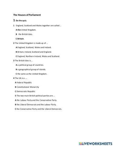 The British Parliament