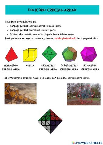 Poliedro erregularrak