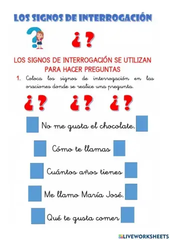 Signos de interrogación