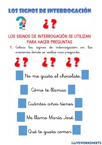 Signos de interrogación