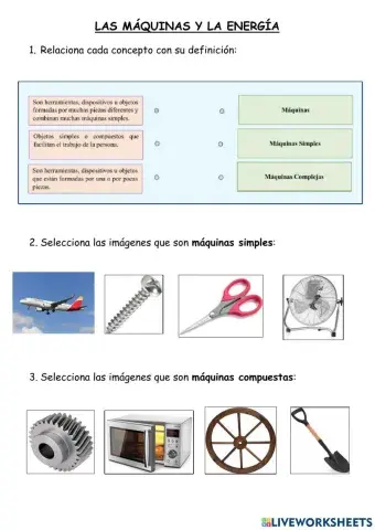 Máquinas y energía