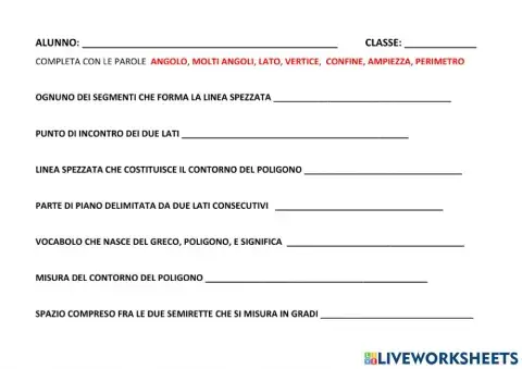 Rette, semirette, angoli (es.elaborato dal testo Super Prezioso 3)