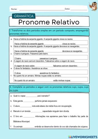Pronome Relativo