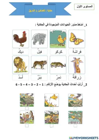 حكاية العصفور و الحريق