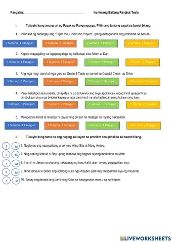 Tamang Pagbibigay Solusyon