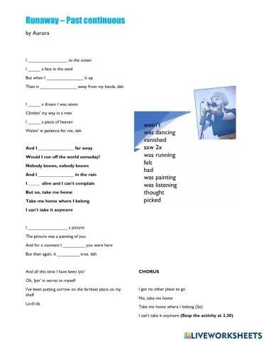 Runaway - English with music