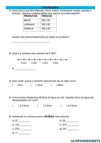 Problemas de aproximação